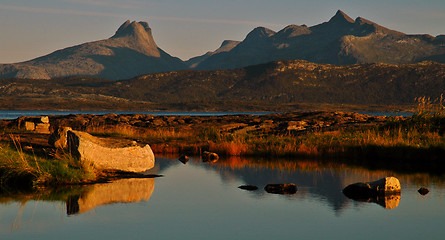 Image showing Børvass Mountains in Bodø