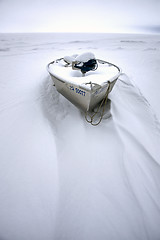 Image showing Fishing Boat Winter