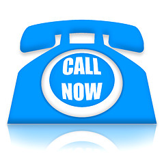 Image showing Call Now Telephone