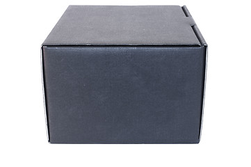 Image showing Black box close on white background