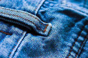 Image showing Jeans-Detail