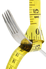Image showing Fork and Tape