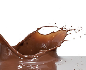 Image showing chocolate splash