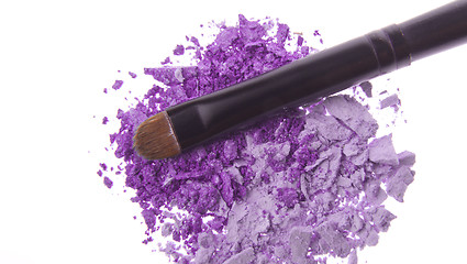 Image showing crushed eyeshadows