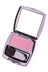 Image showing compact blush with brush