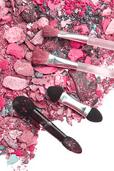 Image showing crushed eyeshadows