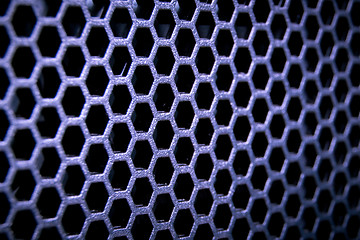 Image showing abstract metallic grid