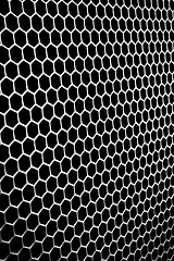 Image showing abstract metallic grid