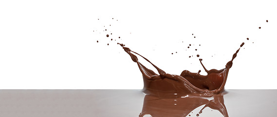 Image showing chocolate splash