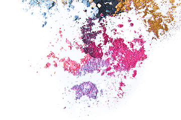 Image showing crushed eyeshadow