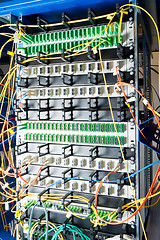 Image showing optic fiber hub