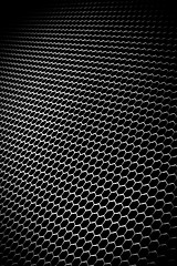 Image showing abstract metallic grid