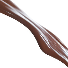 Image showing pouring chocolate