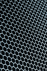 Image showing abstract metallic grid