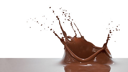 Image showing chocolate splash