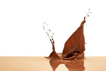 Image showing chocolate splash