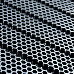 Image showing abstract metallic grid