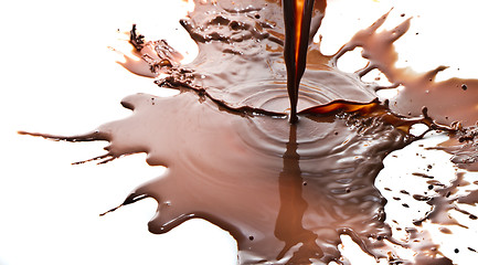 Image showing chocolate splash