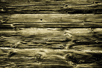 Image showing weathered old brown wooden texture