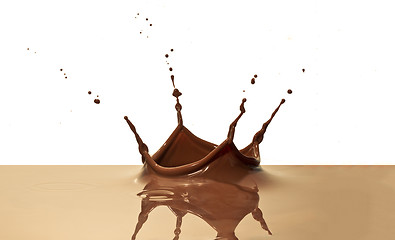 Image showing chocolate splash