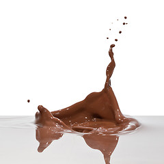 Image showing chocolate splash