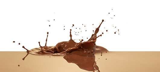 Image showing chocolate splash