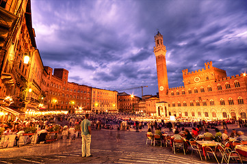 Image showing Sienna main square