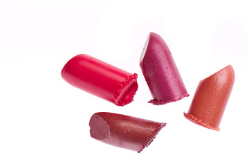 Image showing scraps of lipstick