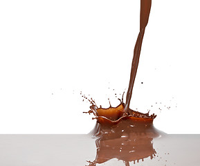 Image showing chocolate splash