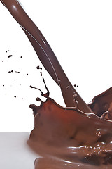 Image showing pouring chocolate