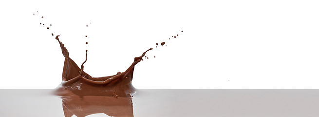 Image showing chocolate splash