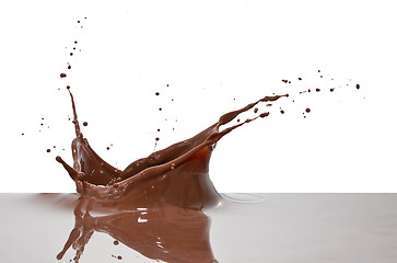 Image showing chocolate splash