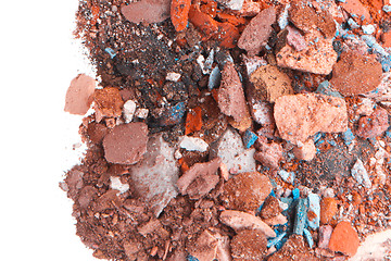 Image showing crushed eyeshadows