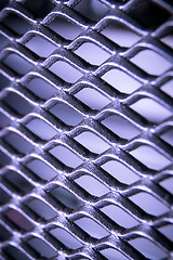 Image showing abstract metallic grid