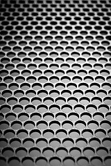 Image showing abstract metallic grid