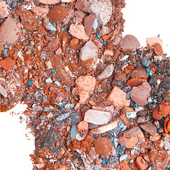 Image showing crushed eyeshadows