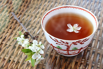 Image showing Tea and Blossom