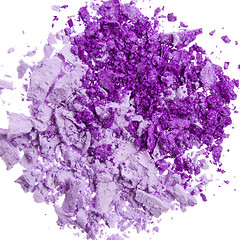 Image showing crushed eyeshadows