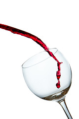 Image showing pouring red wine 