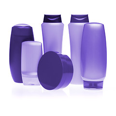 Image showing cosmetic bottles