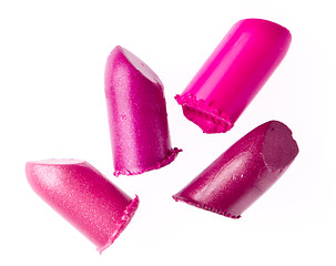 Image showing scraps of lipstick