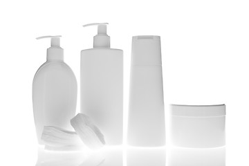 Image showing cosmetic bottles