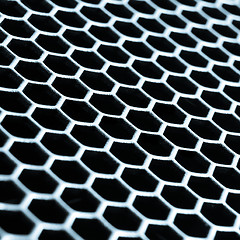 Image showing abstract metallic grid