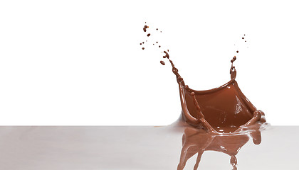 Image showing chocolate splash