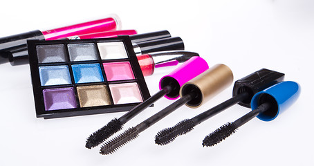 Image showing makeup set isolated