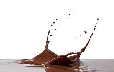 Image showing chocolate splash