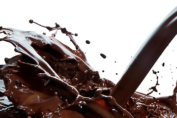 Image showing pouring chocolate