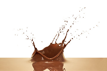 Image showing chocolate splash