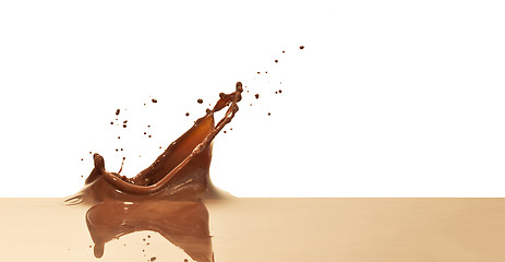 Image showing chocolate splash