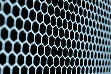 Image showing abstract metallic grid